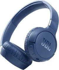 JBL Tune 660NC: سماعات رأس لاسلكية على الأذن مع خاصية إلغاء الضوضاء النشطة، أزرق