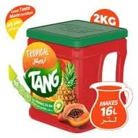 Tang Tropical Fruits Flavoured Powder Drink 2kg Tub, Makes 16L