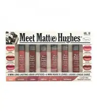 theBalm Meet Matte Hughes Liquid Lipsticks Mini Kit Vol.10 Multicolors 7.2ml