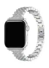 Fitme Diamond Strap For Apple Watch 42/44/45 mm, Silver