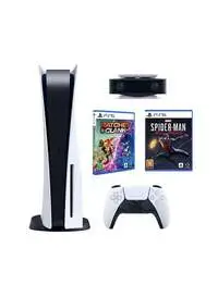 Sony PlayStation 5 Console (Disc Version) With PS5 HD Camera , Ratchet And Clank And Spider-Man: Miles Morales