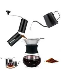 MIBRU 4 In 1 Coffee Drip Set With Washable And Reusable Filter