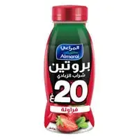 المراعي - مشروب زبادي بروتين بالفراولة 250 مل (25 جرام بروتين)