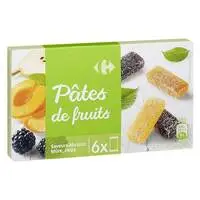 Carrefour Three Flavour Fruit Jellies 180g