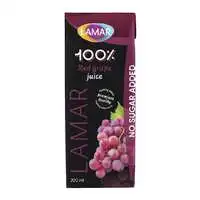 Lamar Red Grape Juice With No Added Sugar 200ml