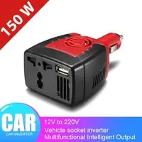 Generic 150W 12V-220V Car Interchange Power Supply Socket Vehicle Power Inverter Converter