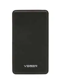 Veger 15000.0 mAh Portable Power Bank With Built-In Cable Black/Orange