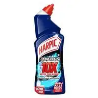 Harpic Power Plus Toilet Cleaner, 10X Better Than Bleach, Kills 99.9% Germs, Fresh Fragrance, 500 ml