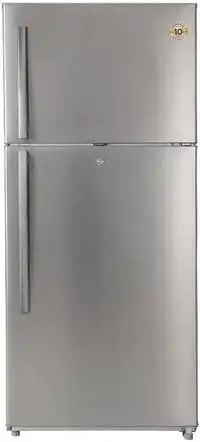 General Supreme 2-Door Refrigerator With Top Freeze, 18.1Ft, 511 Liter, Stainless Steel (Installation Not Included)