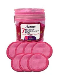Cecilia 7-Pads Grapefruit Reusable Makeup Remover Purple