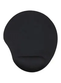 Generic Silicone Mouse Pad With Wrist Support Black
