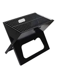 Generic Portable Charcoal Grill -Black/Silver 35.5X2.54cm