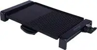 Sencor Sbg 106Bk Barbecue Flat Gril, 2300W 2Grilling Surfaces, 47cmx31cm - Sbg41003237, Black