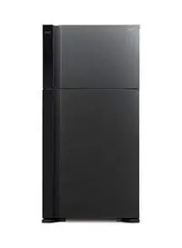 Hitachi Double Door Refrigerator, R-V700PS7K-BBK, Black (Installation Not Included)
