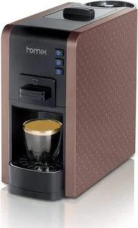 Homix Coffee Machine 1100W Multi Capsules, Brown