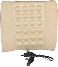 Generic 1 Pcs Car Seat Massaging Back Cushion -Beige