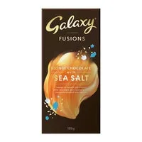 Galaxy Fusions Blonde Chocolate With Sea Salt 100g