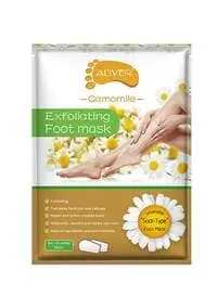 Aliver Pack Of 5 Exfoliating Foot Peel Mask White 16.5 x 12cm