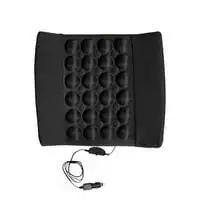 Generic 1 Pcs Car Back Lumbar Posture Support Electrical Massage Cushion Pillow - Black