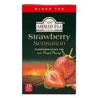 Ahmad Tea - Strawberry Sensation Tea 6 x20 AluFoil-Enveloped Tea Bags