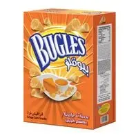 Bugles Corn Snacks Nacho Cheese 18g ×12