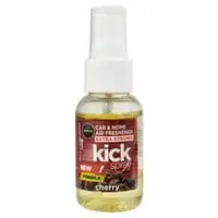 Kick Spray Extra Strong Air Freshener For Car And Home, New Formula 30ml - AROMA Cherry Smell