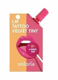 Voloria I'm Tattoo Velvet Tint 01 Cherry Red