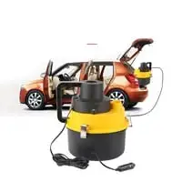 Generic Portable 12V Handheld Car Vacuum Cleaner Auto Air Pump Inflator Wet Dry Duster Kit 90-120W Yellow