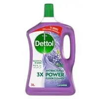 Dettol Antibacterial Power Floor Cleaner , Lavender Fragrance, 3L