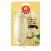Carrefour press once air freshener vanilla bouquet 15 ml