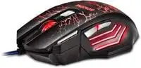 Data Zone Comfortable Illuminated UBS Wired Gaming Mouse, Programmable Buttons, DPI For Windows PC Enthusiasts (Black)-A7