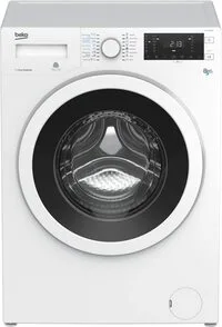Beko Washing Machine Front Load, Capacity 8 Kg, WDX852313XW0, White (Installation Not Included)