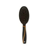 Cecilia Large Oval Hair Brush, Black/Gold