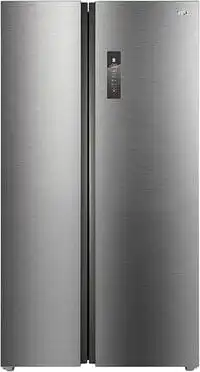 TCL Double Door Refrigerator 21.2 Cubic Feet, Silver (Installation Not Included)