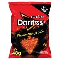Doritos Flaming Hot Tortilla Chips, 48g