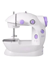 Generic Mini Sewing Machine White/Purple DLC-31121
