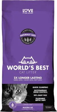 World's Best Cat Litter Scented Clumping Multi Cat Litter 12.7kg