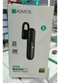 Admos Am-630 In-Ear Single Wireless Bluetooth Business Headset Black