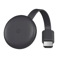 Chromecast 3rd generation media streaming device - black