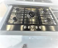 Mastergas 90cm Glass Gas Surface With 5 Burners And Self-Ignition Safety Valve, Model No- H95GLFX, Installation Not Included