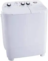 GVC Pro Washing Machine Twin Tub, 6Kg, GVCWM-80 (Installation Not Included)