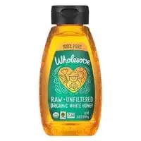 Wholesome Organic Raw Unfiltered White Honey 454g