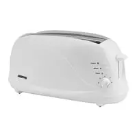 Geepas 1100W 4 Slices Bread Toaster - Crumb Tray, Cord Storage, 7 Settings With Cancel, Defrost & Reheat Function, Removable Crumb Tray