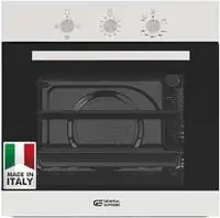 General Supreme 5 Programs Built-In Gas Oven, 67 Liter Capacity, Silver (Installation Not Included)
