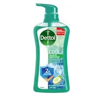 Dettol Hydra Cool Showergel & Bodywash, Cucumber & Icy Menthol Fragrance for Effective Germ Protection & Personal Hygiene, 500ml
