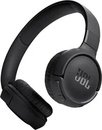 JBL Tune 520BT Wireless On-Ear Headphones, Pure Bass Sound, 57H Battery With Speed Charge, Hands-Free Call + Voice Aware, Multi-Point Connection, Lightweight And Foldable, Black, JBLT520BTBLKEU