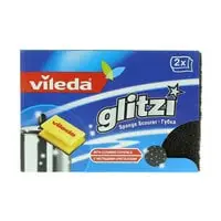 Vileda glitzi sponge scourer dish washing high foam 2 pieces