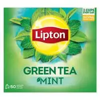 Lipton Mint Green Tea 50 Sachets