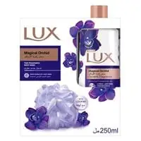 Lux body wash magical beauty 250ml +puff
