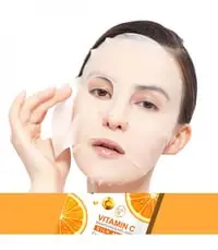 Dr.Rashel Vitamin C Brightening & Anti Aging Silk Mask Pack of 5
